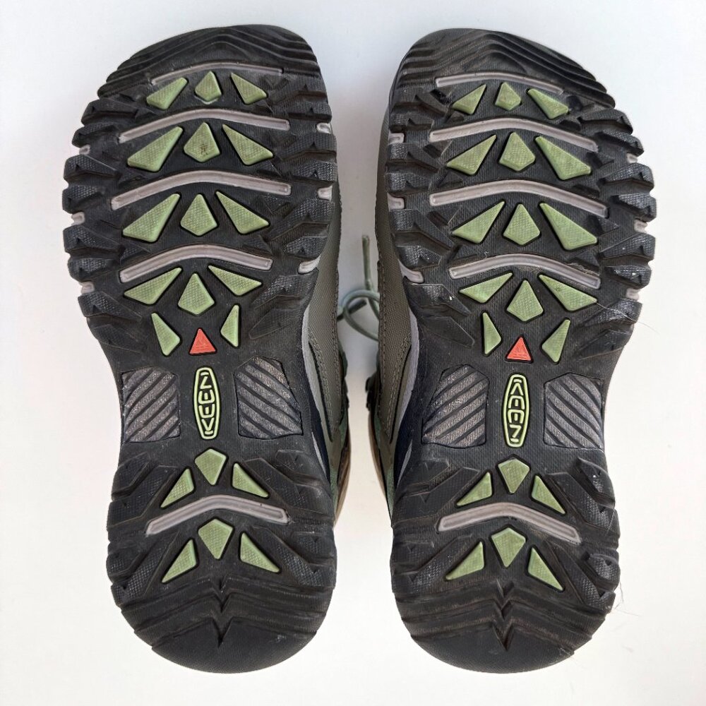 Keen Targhee Vent Mid Women's Hiking Boots in Fumo/Quiet Green size 8.5 US/39 EU - Picture 7 of 9